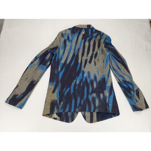 Robert Cavalli Just Cavalli Women's Abstract Pattern Notch Blazer Suit Jacket 40 - Picture 2 of 15